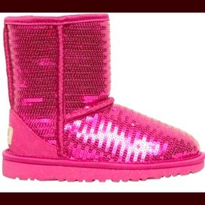 UGG sequin boot.  Like new girls size 4